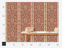 Garden Stripe Red