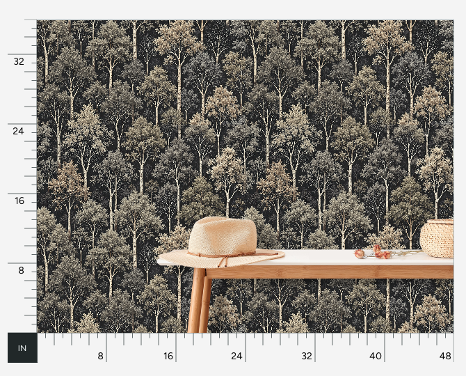 Hide N Seek Graphite Wallpaper