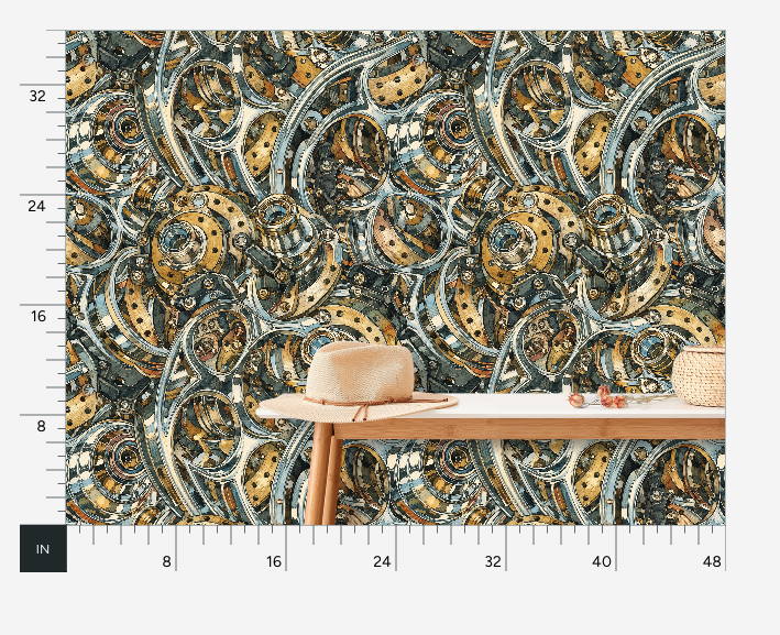 Vacation Highway Patina Wallpaper