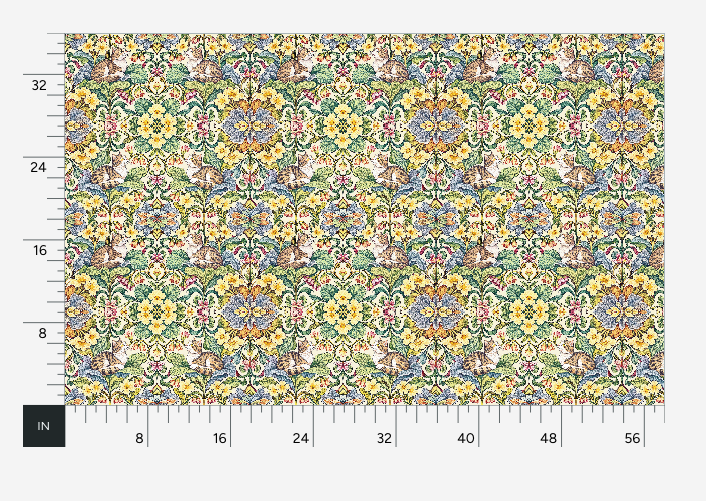 Atlanta Fabrics Primrose Cat Tapestry Fabric | Atlanta Fabrics