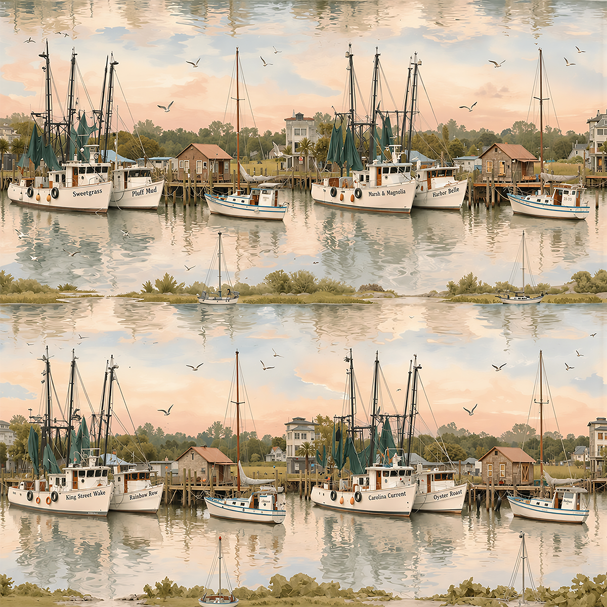 Shem Creek Morning Sky