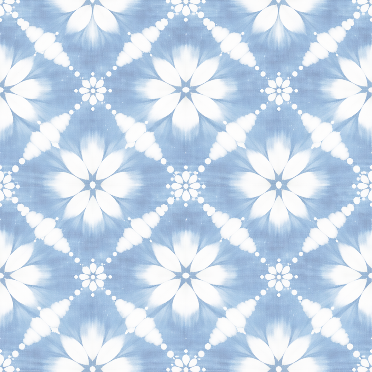 Atlanta Fabrics Shibori Pale Blue Fabric | Atlanta Fabrics