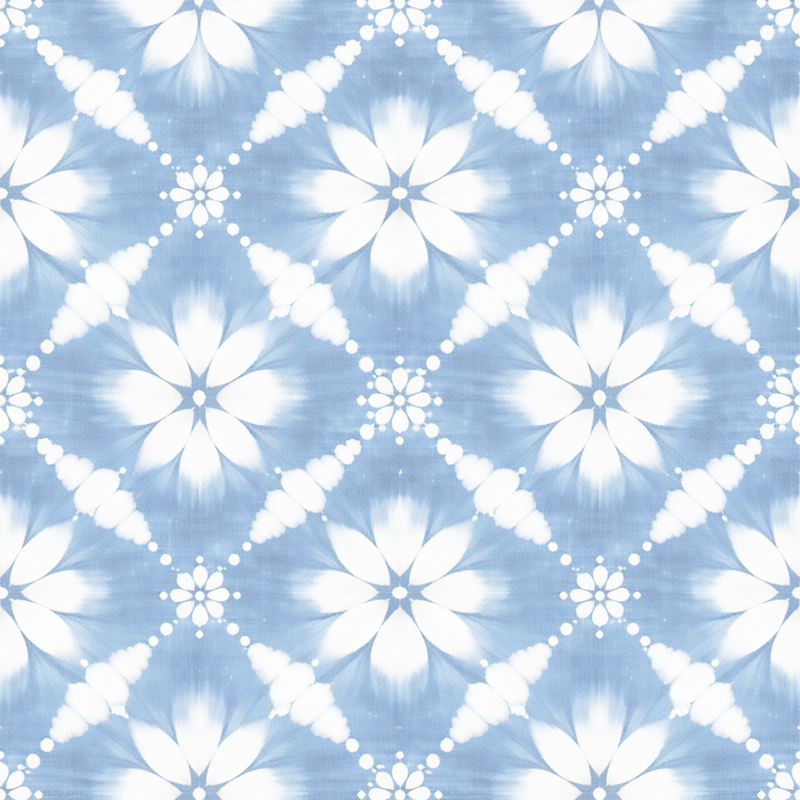 Atlanta Fabrics Shibori Pale Blue Fabric | Atlanta Fabrics