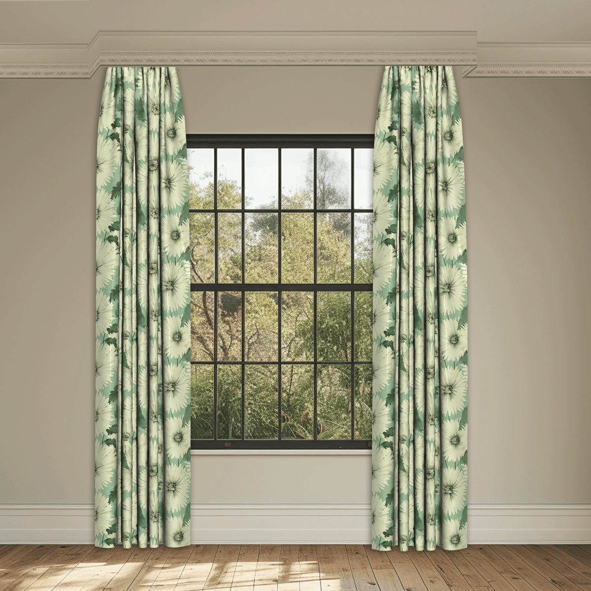 Shiloh Grass Made to Measure Curtains