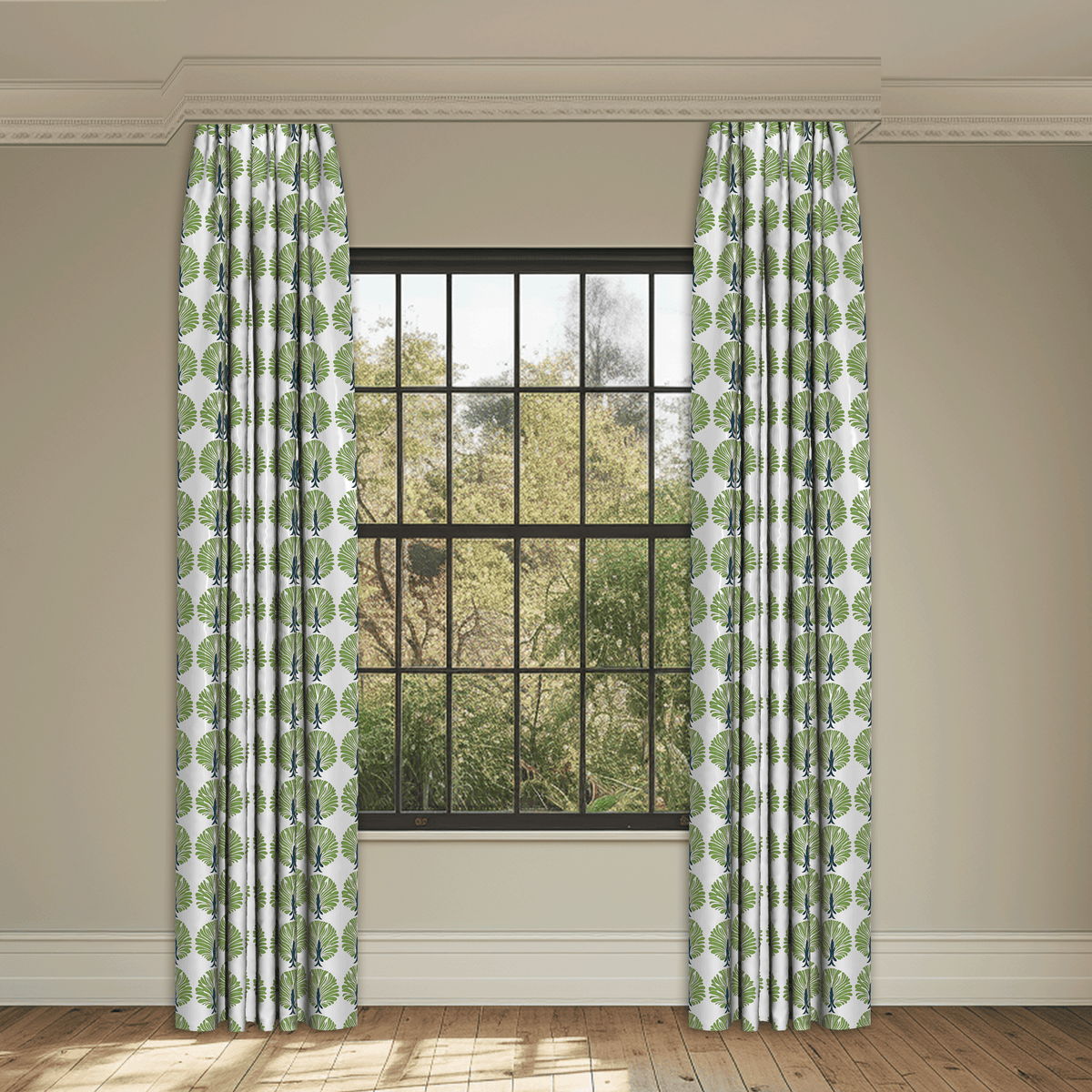 Suddenly Green Made to Measure Curtains