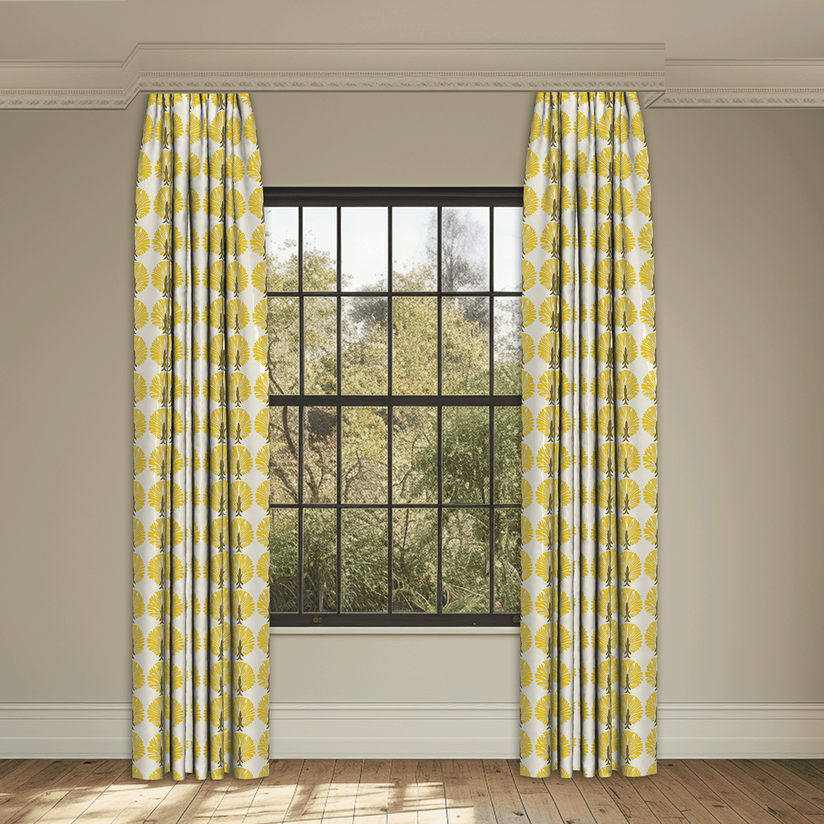 Suddenly Yellow Made to Measure Curtains