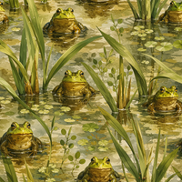 Summer Frog Green