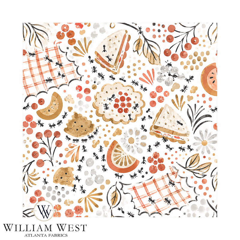 Atlanta Fabrics Take Out Persimmon Fabric | Atlanta Fabrics