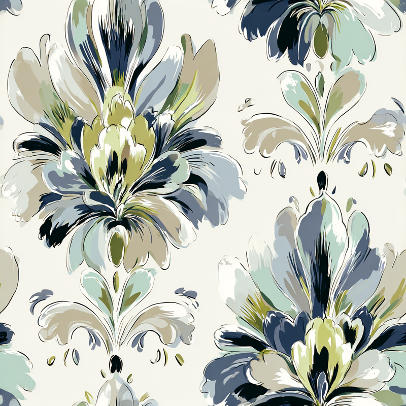 William West Designs Tea Garden Harbor Fabric | Atlanta Fabrics