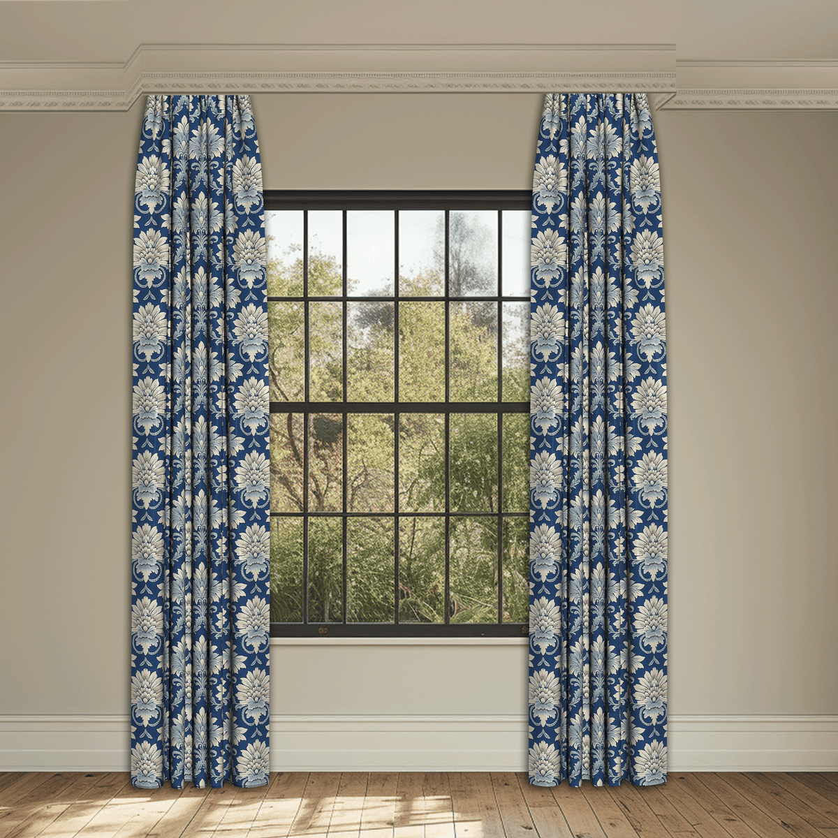 Tender And True Blue Made to Measure Curtains
