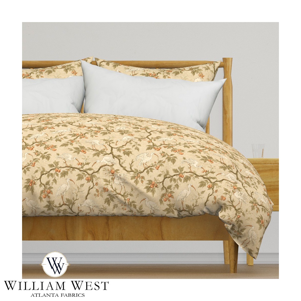 William West Designs The Gang Chamois Fabric | Atlanta Fabrics