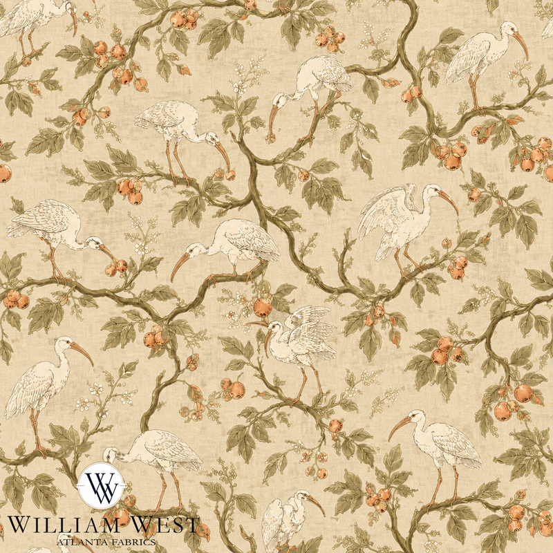 William West Designs The Gang Chamois Fabric | Atlanta Fabrics
