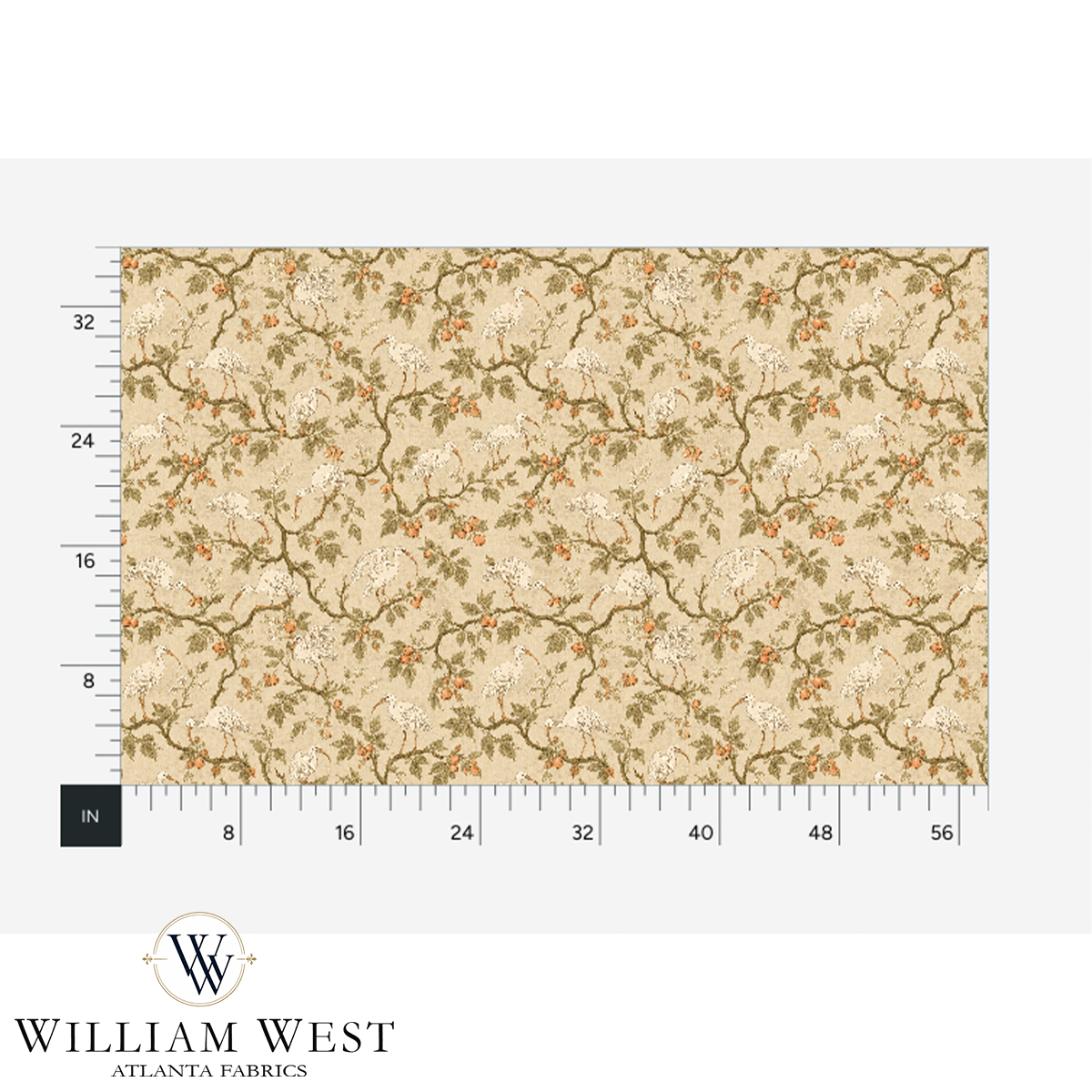 William West Designs The Gang Chamois Fabric | Atlanta Fabrics