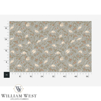 William West Designs The Gang Light Blue Fabric | Atlanta Fabrics