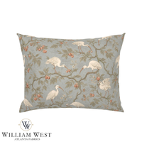 William West Designs The Gang Light Blue Fabric | Atlanta Fabrics