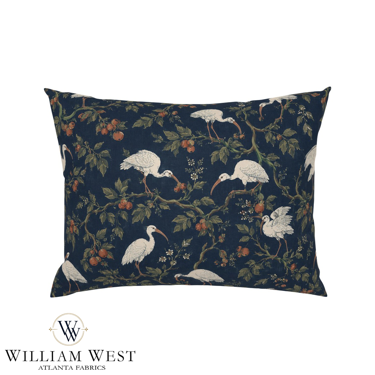 William West Designs The Gang Navy Fabric | Atlanta Fabrics