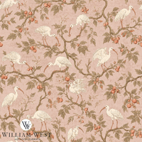 William West Designs The Gang Pink Fabric | Atlanta Fabrics