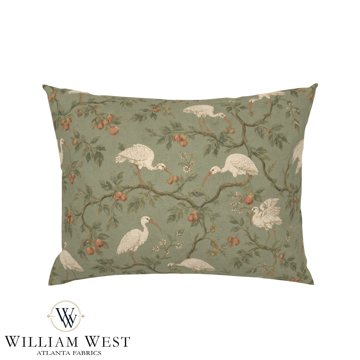 William West Designs The Gang Sage Fabric | Atlanta Fabrics