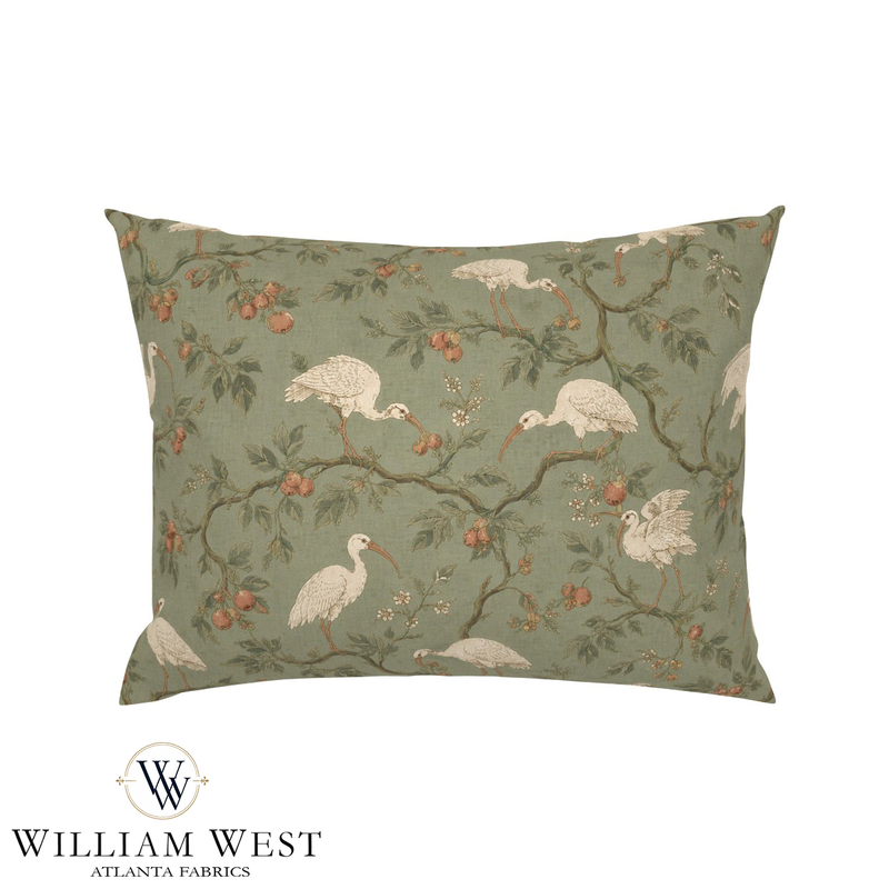 William West Designs The Gang Sage Fabric | Atlanta Fabrics