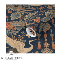 The Mandarin Garden Apricot Wallpaper
