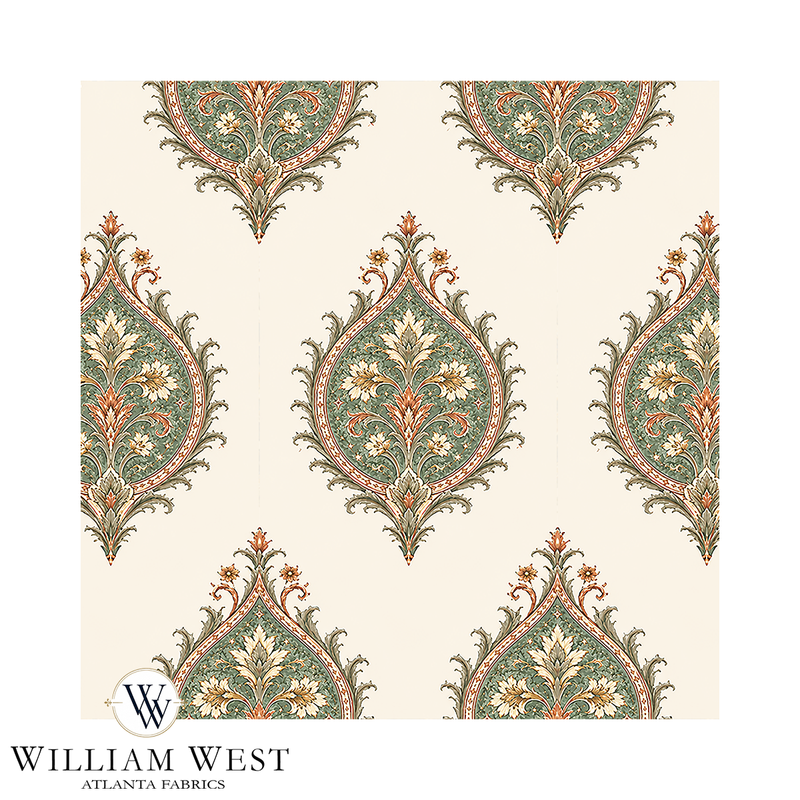 Atlanta Fabrics Thistlewood Basil Fabric | Atlanta Fabrics