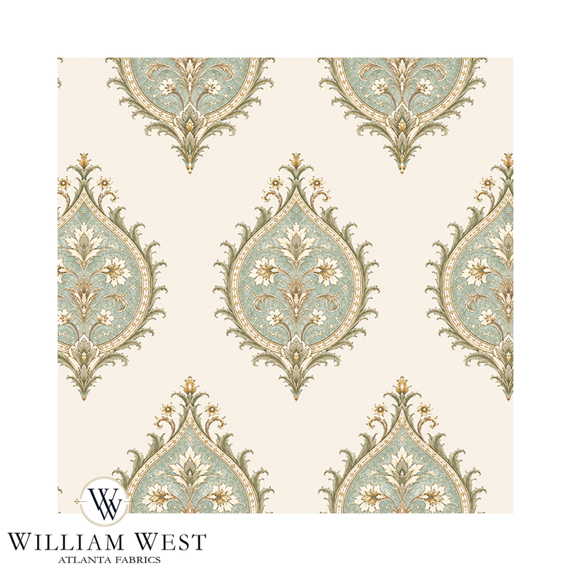 Atlanta Fabrics Thistlewood Jade Fabric | Atlanta Fabrics