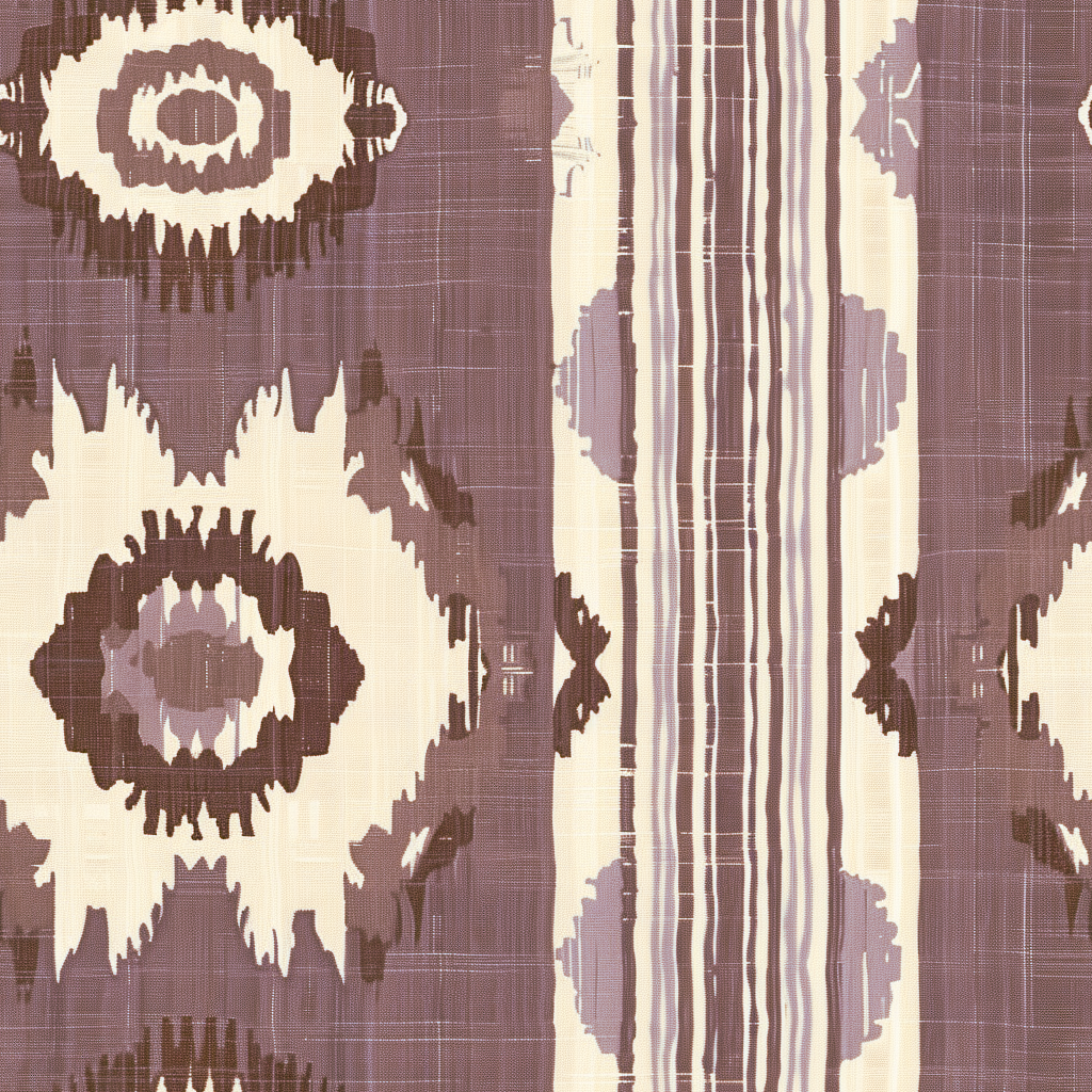 William West Designs Tidewater Ikat Heather Fabric | Atlanta Fabrics