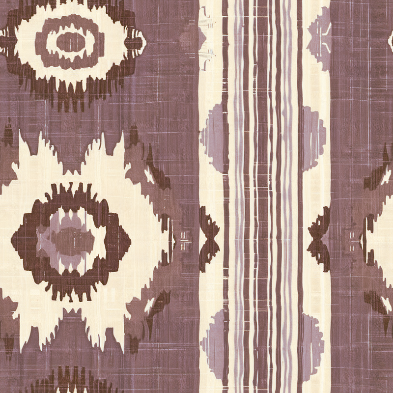 William West Designs Tidewater Ikat Heather Fabric | Atlanta Fabrics