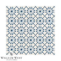 Trellis Wheel Blue Wallpaper