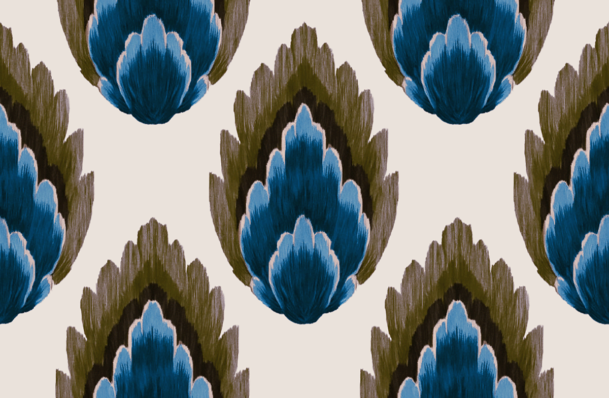 Atlanta Fabrics Trust Me Sapphire Fabric | Atlanta Fabrics