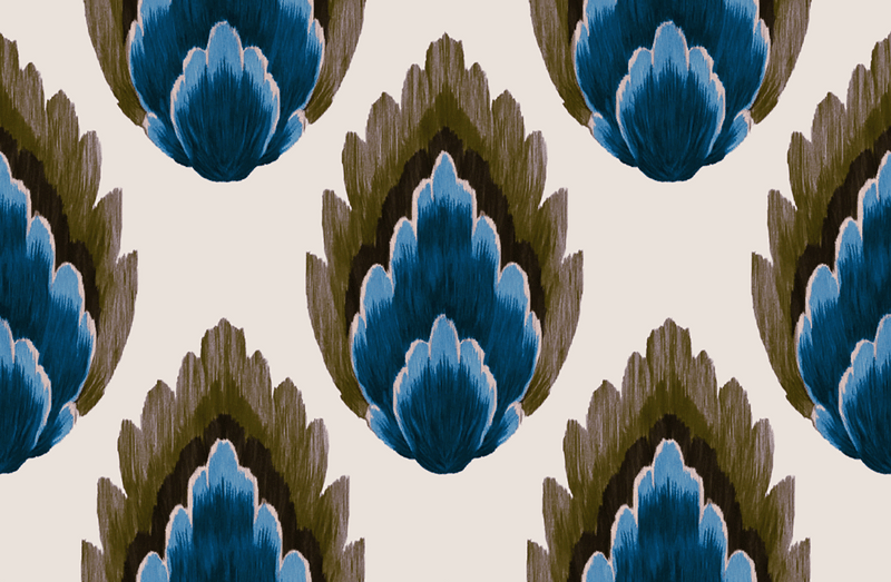 Atlanta Fabrics Trust Me Sapphire Fabric | Atlanta Fabrics