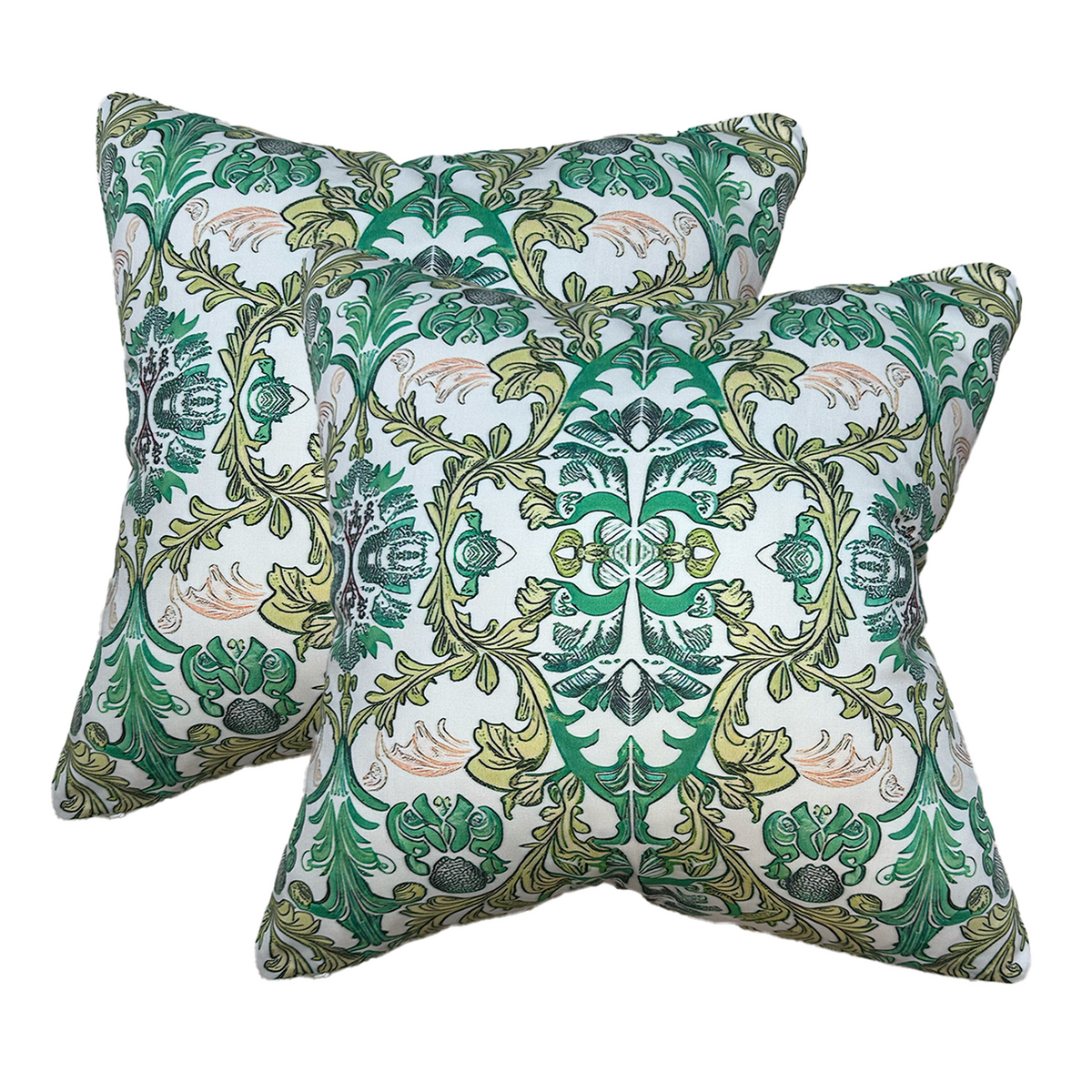 22x22 Albemarle Point Green Pillow Cover