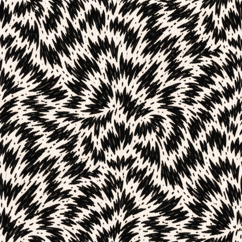 Atlanta Fabrics Voyage Voyage Black Natural Fabric | Atlanta Fabrics