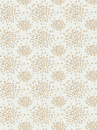 FIREWORKS BEIGE ON WHITE Wallpaper