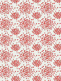 FIREWORKS RED ON WHITE Wallpaper