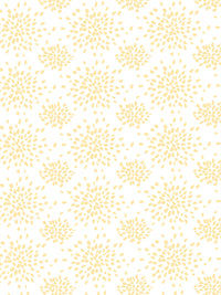 FIREWORKS YELLOW ON WHITE Wallpaper