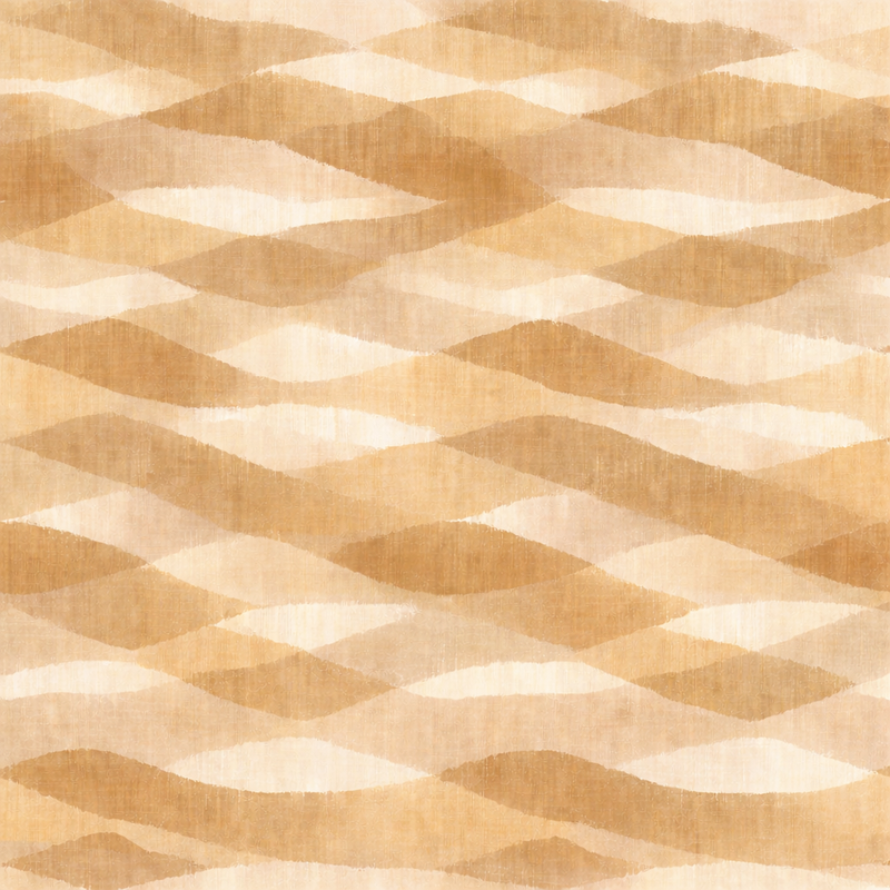 Atlanta Fabrics Watercolor Waves Tan Fabric | Atlanta Fabrics
