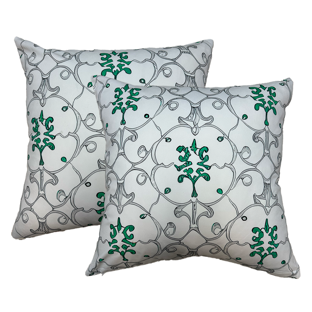 24x24 Watergate Emerald Pillow Cover