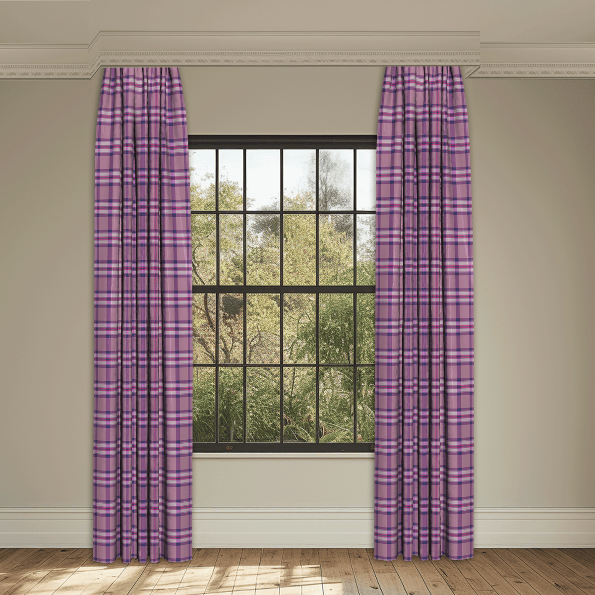 Wexford Lilac Drapery Panel