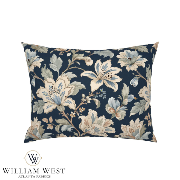 Atlanta Fabrics Whitcombe Garden Mint Fabric | Atlanta Fabrics