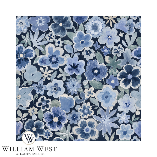 Atlanta Fabrics Wild! Blue Fabric | Atlanta Fabrics