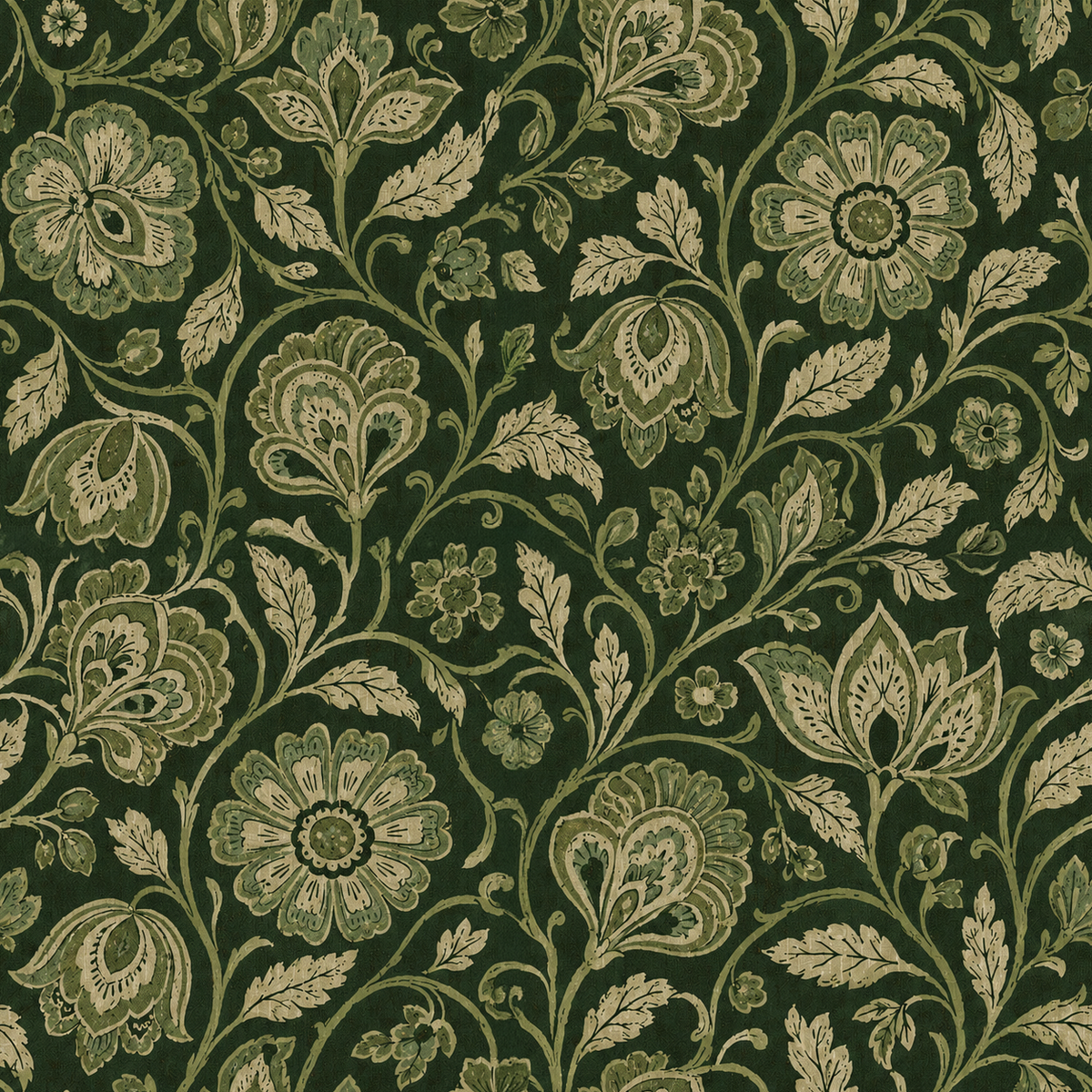 Atlanta Fabrics Wildwood Floral Jungle Fabric | Atlanta Fabrics