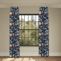 Wingate Navy Made to Measure Curtains