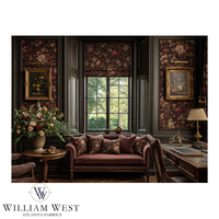 Winterthur Botanical Raisin Wallpaper