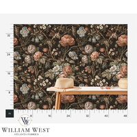 Winterthur Botanical Walnut Wallpaper
