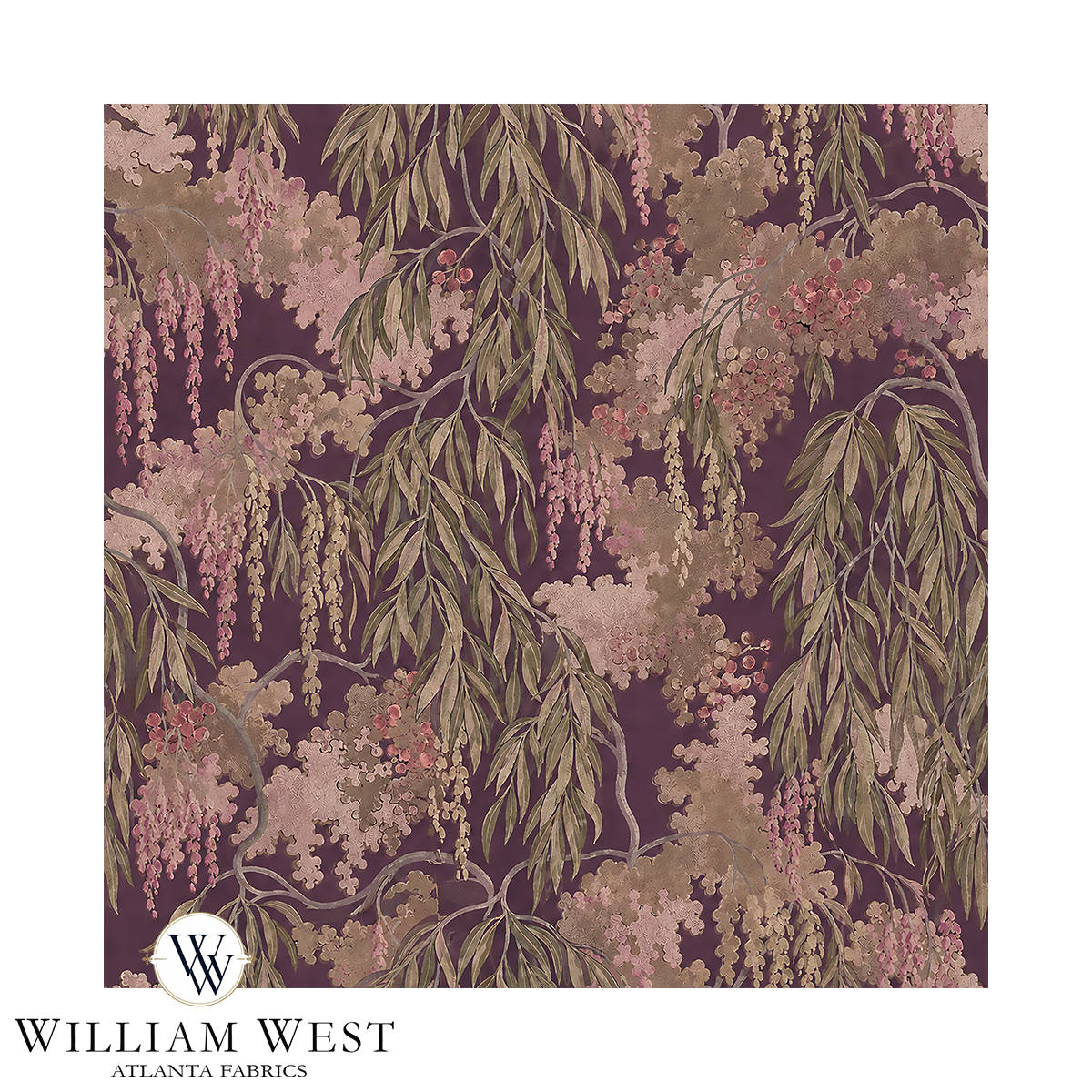 Wisteria & Willow Linen Mulberry