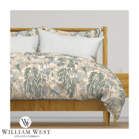 Atlanta Fabrics Wisteria & Willow Teal Fabric | Atlanta Fabrics