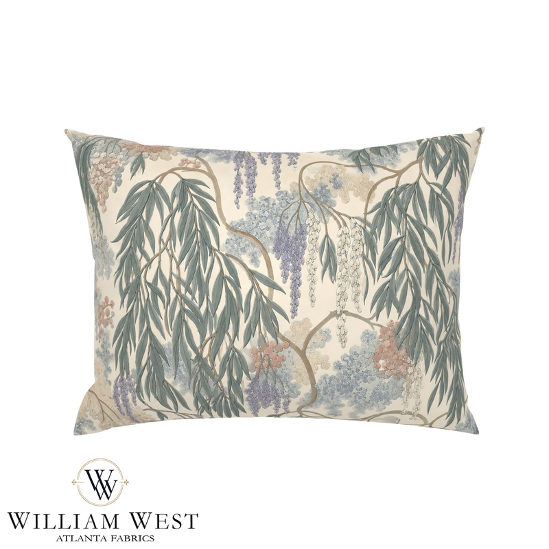 Atlanta Fabrics Wisteria & Willow Teal Fabric | Atlanta Fabrics