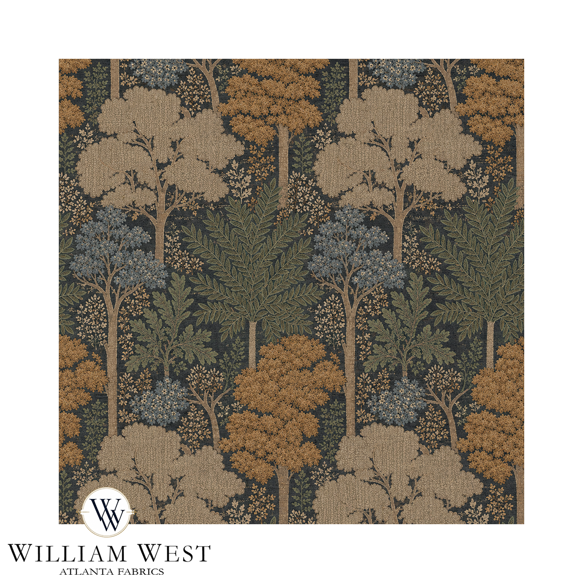 Woodland Trace Oatmeal Wallpaper