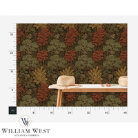 Woodland Trace Rust Wallpaper
